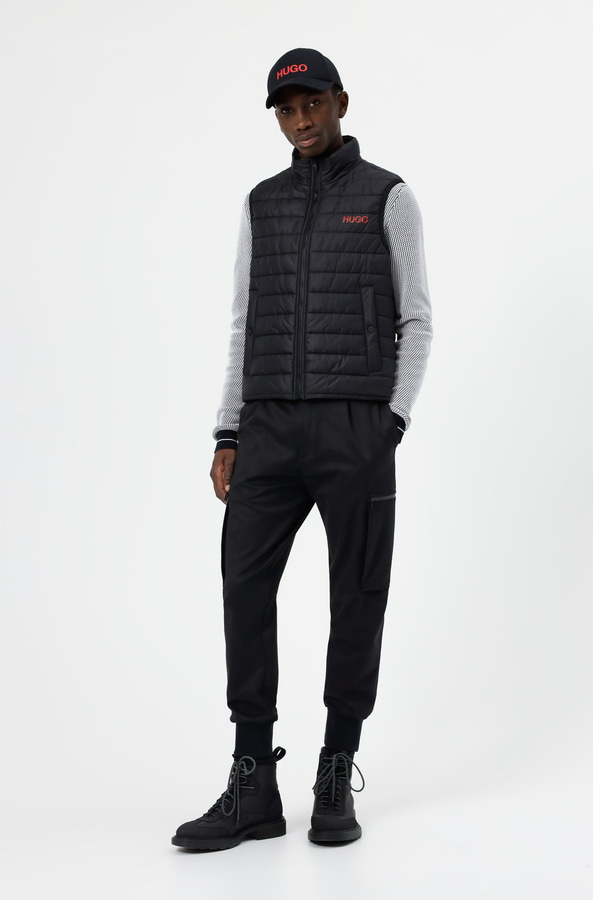 SLEEVELESS JACKET HUGO - 001